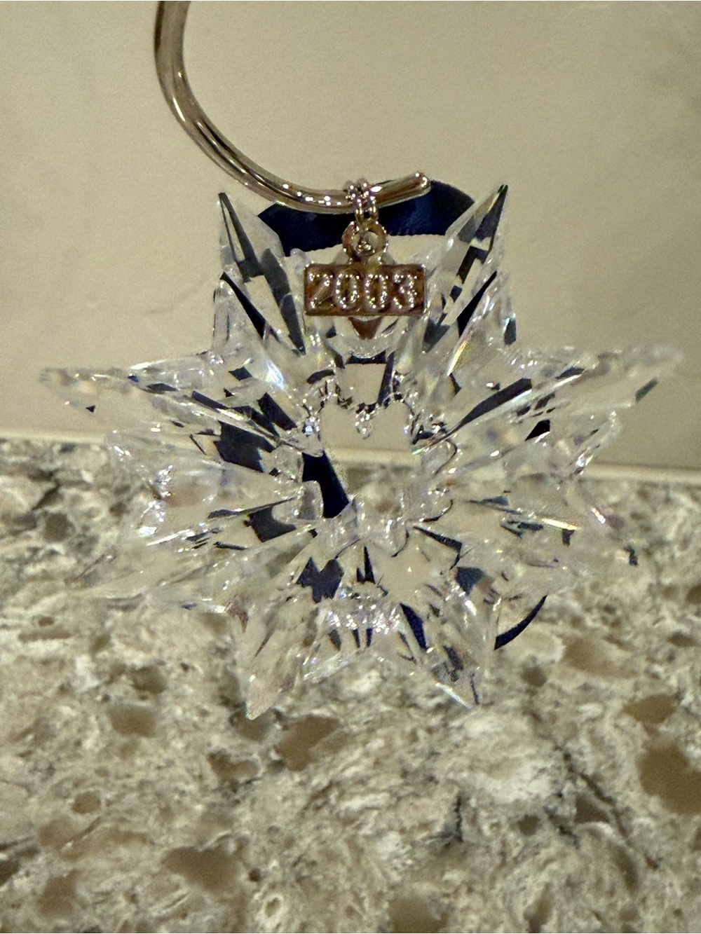 Swarovski Snowflake Ornament Annual Edition 2003